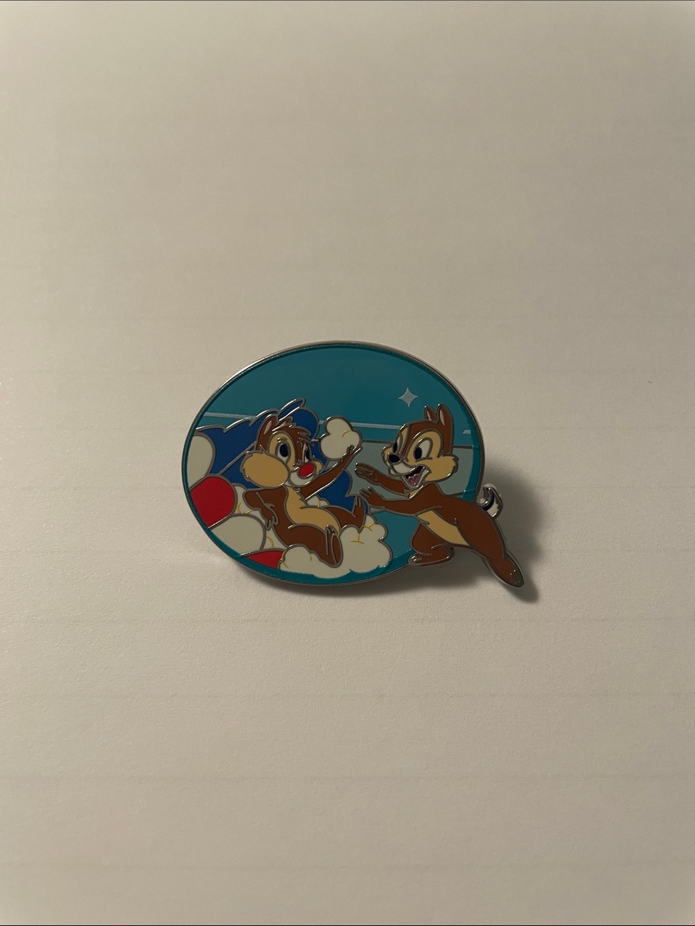 Disney Chip 'n' Dale popcorn Pin